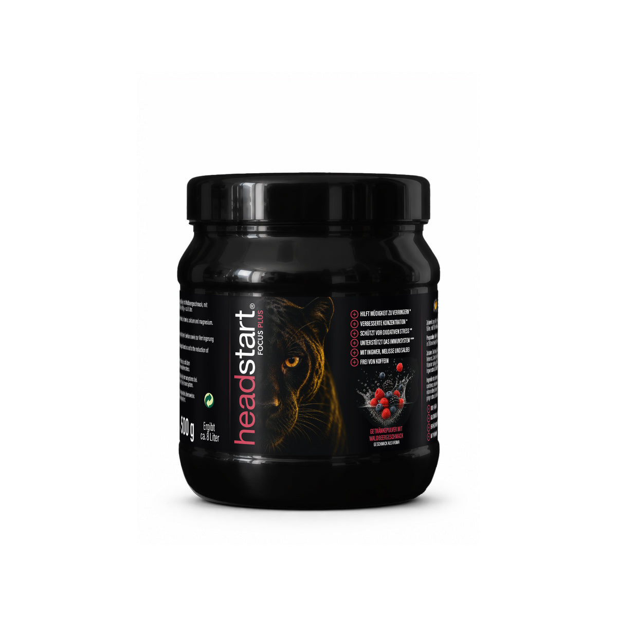 headstart  FocusPlus Waldbeere, Energydrink, 500 g