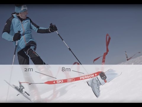 Video find---me Lawinenband und Tiefschneeband im Einsatz Lawine und beim Tierschneefahren, Hauptvideo