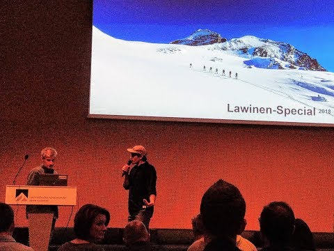 Vortrag Alpenverein mit Hinweis auf find---me Lawinenbänder und Tiefschneebänder, Michael Larcher